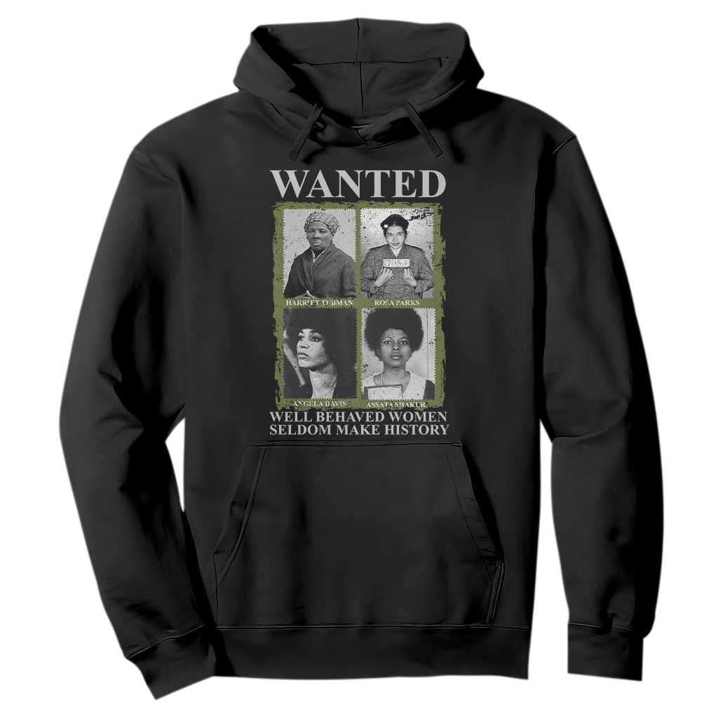 Black Women History Hoodie Harriet Tubman Rosa Parks Angela Davis Assata Shakur TS09 Black Print Your Wear