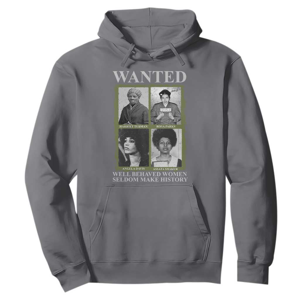 Black Women History Hoodie Harriet Tubman Rosa Parks Angela Davis Assata Shakur TS09 Charcoal Print Your Wear