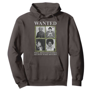 Black Women History Hoodie Harriet Tubman Rosa Parks Angela Davis Assata Shakur TS09 Dark Chocolate Print Your Wear