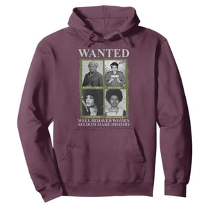 Black Women History Hoodie Harriet Tubman Rosa Parks Angela Davis Assata Shakur TS09 Maroon Print Your Wear