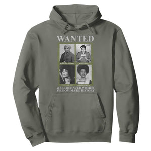 Black Women History Hoodie Harriet Tubman Rosa Parks Angela Davis Assata Shakur TS09 Military Green Print Your Wear