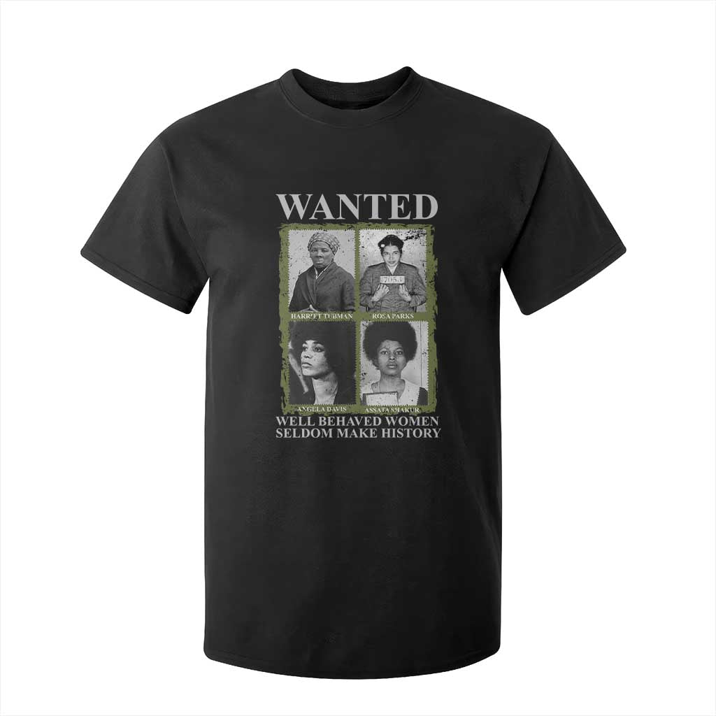 Black Women History T Shirt For Kid Harriet Tubman Rosa Parks Angela Davis Assata Shakur TS09 Black Print Your Wear