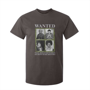 Black Women History T Shirt For Kid Harriet Tubman Rosa Parks Angela Davis Assata Shakur TS09 Dark Chocolate Print Your Wear
