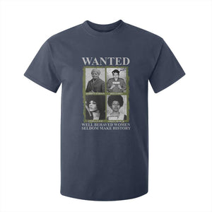 Black Women History T Shirt For Kid Harriet Tubman Rosa Parks Angela Davis Assata Shakur TS09 Navy Print Your Wear