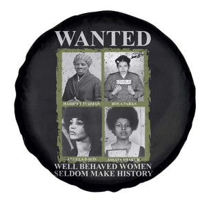 Black Women History Spare Tire Cover Harriet Tubman Rosa Parks Angela Davis Assata Shakur TS09 Print Your Wear