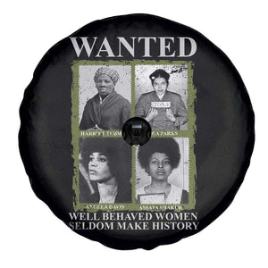 Black Women History Spare Tire Cover Harriet Tubman Rosa Parks Angela Davis Assata Shakur TS09 Print Your Wear