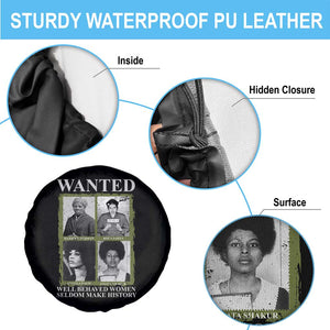 Black Women History Spare Tire Cover Harriet Tubman Rosa Parks Angela Davis Assata Shakur TS09 Print Your Wear