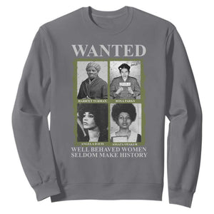 Black Women History Sweatshirt Harriet Tubman Rosa Parks Angela Davis Assata Shakur TS09 Charcoal Print Your Wear