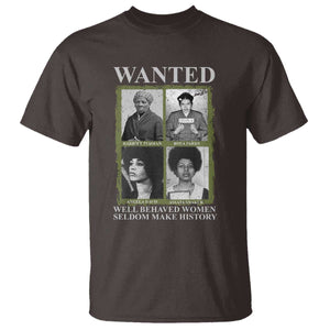 Black Women History T Shirt Harriet Tubman Rosa Parks Angela Davis Assata Shakur TS09 Dark Chocolate Print Your Wear