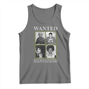 Black Women History Tank Top Harriet Tubman Rosa Parks Angela Davis Assata Shakur TS09 Black Heather Print Your Wear