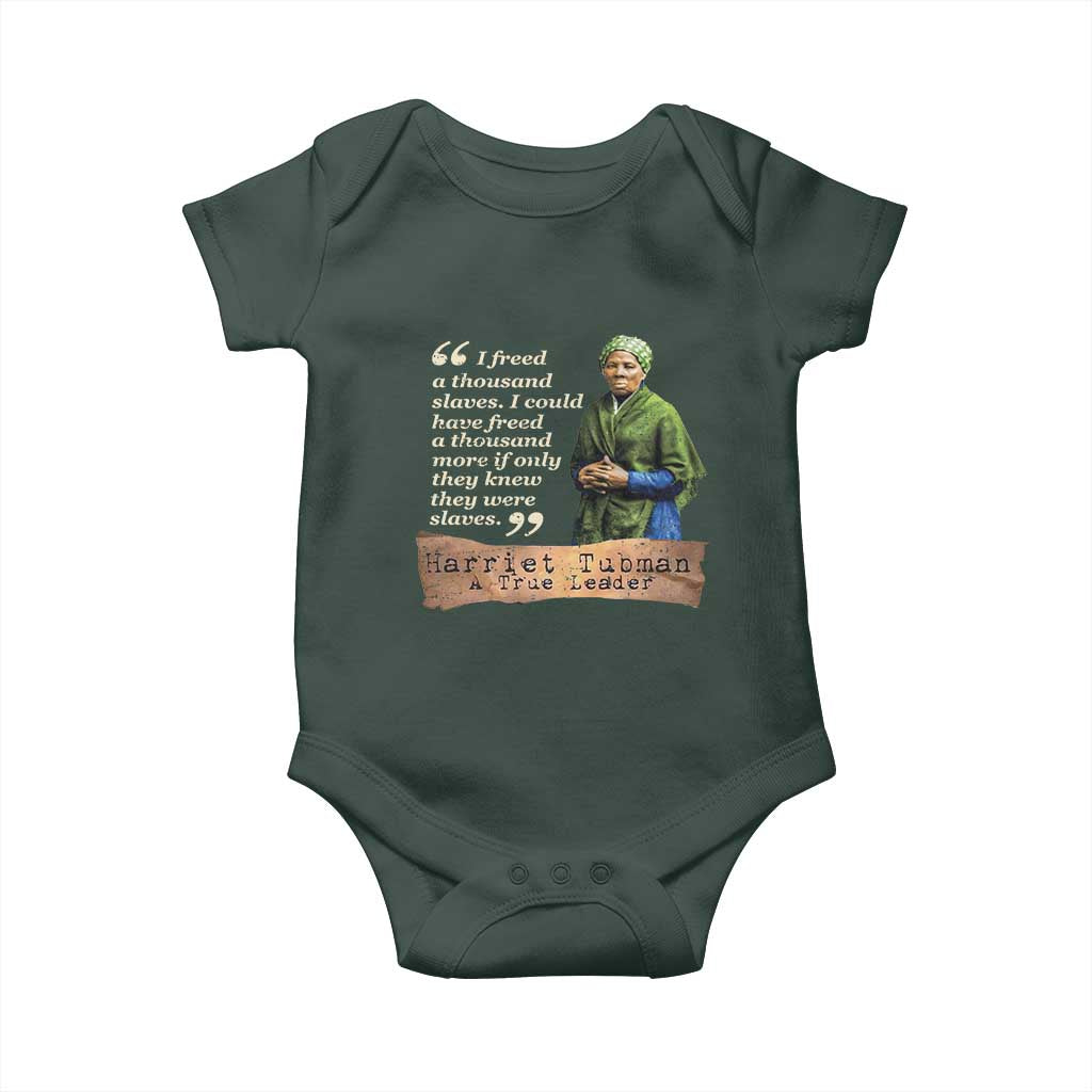 Harriet Tubman Baby Onesie If Only They Knew They Were Slaves Black History TS09 Print Your Wear