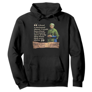 Harriet Tubman Hoodie If Only They Knew They Were Slaves Black History TS09 Black Print Your Wear
