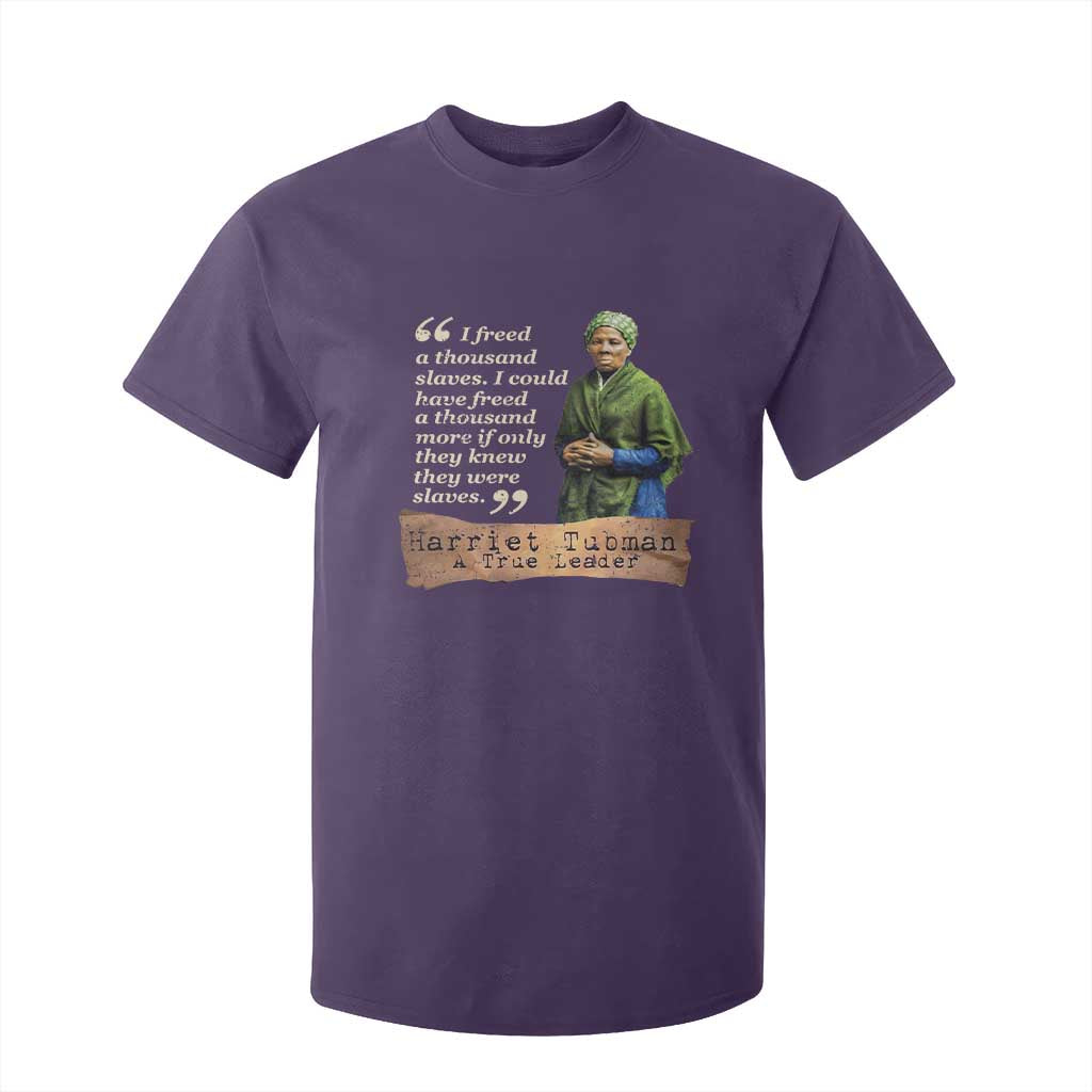 Harriet Tubman T Shirt For Kid If Only They Knew They Were Slaves Black History TS09 Purple Print Your Wear