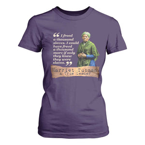 Harriet Tubman T Shirt For Women If Only They Knew They Were Slaves Black History TS09 Purple Print Your Wear