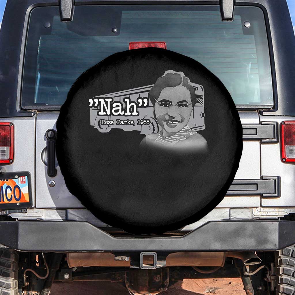 Nah Rosa Parks Spare Tire Cover Bus 1955 Black History Month TS09 No hole Black Print Your Wear
