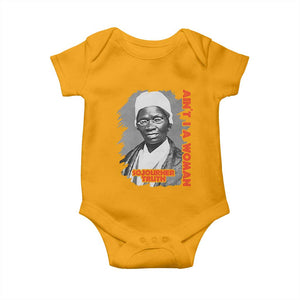 Sojourner Truth Baby Onesie Ain't I A Women Black History TS09 Gold Print Your Wear