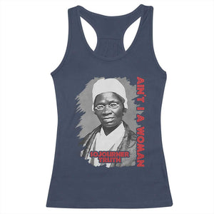 Sojourner Truth Racerback Tank Top Ain't I A Women Black History TS09 Navy Print Your Wear