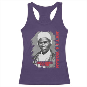 Sojourner Truth Racerback Tank Top Ain't I A Women Black History TS09 Purple Print Your Wear