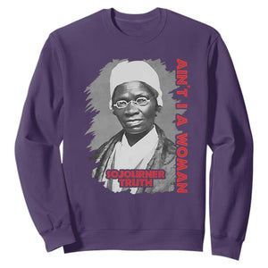 Sojourner Truth Sweatshirt Ain't I A Women Black History TS09 Purple Print Your Wear