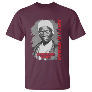 Sojourner Truth T Shirt Ain't I A Women Black History TS09 Maroon Print Your Wear