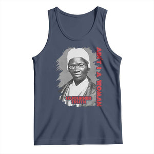 Sojourner Truth Tank Top Ain't I A Women Black History TS09 Navy Print Your Wear