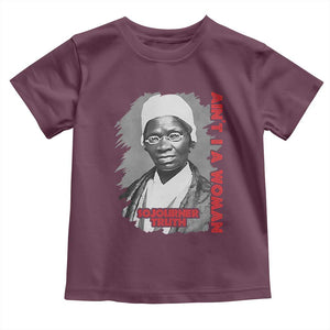 Sojourner Truth Toddler T Shirt Ain't I A Women Black History TS09 Maroon Print Your Wear