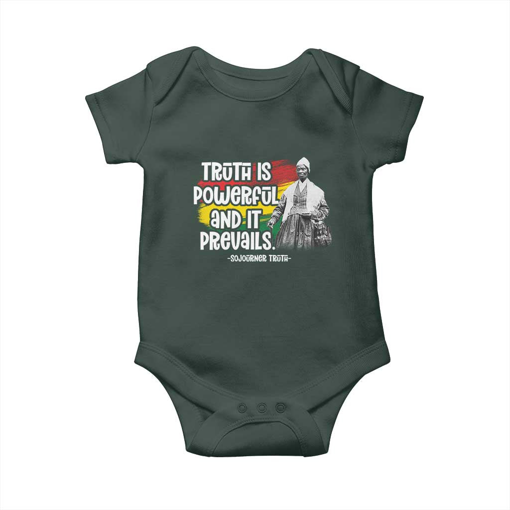 Sojourner Truth Baby Onesie Truth Is Powerful And It Prevails Black History TS09 Print Your Wear
