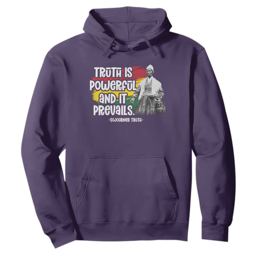 Sojourner Truth Hoodie Truth Is Powerful And It Prevails Black History TS09 Purple Print Your Wear