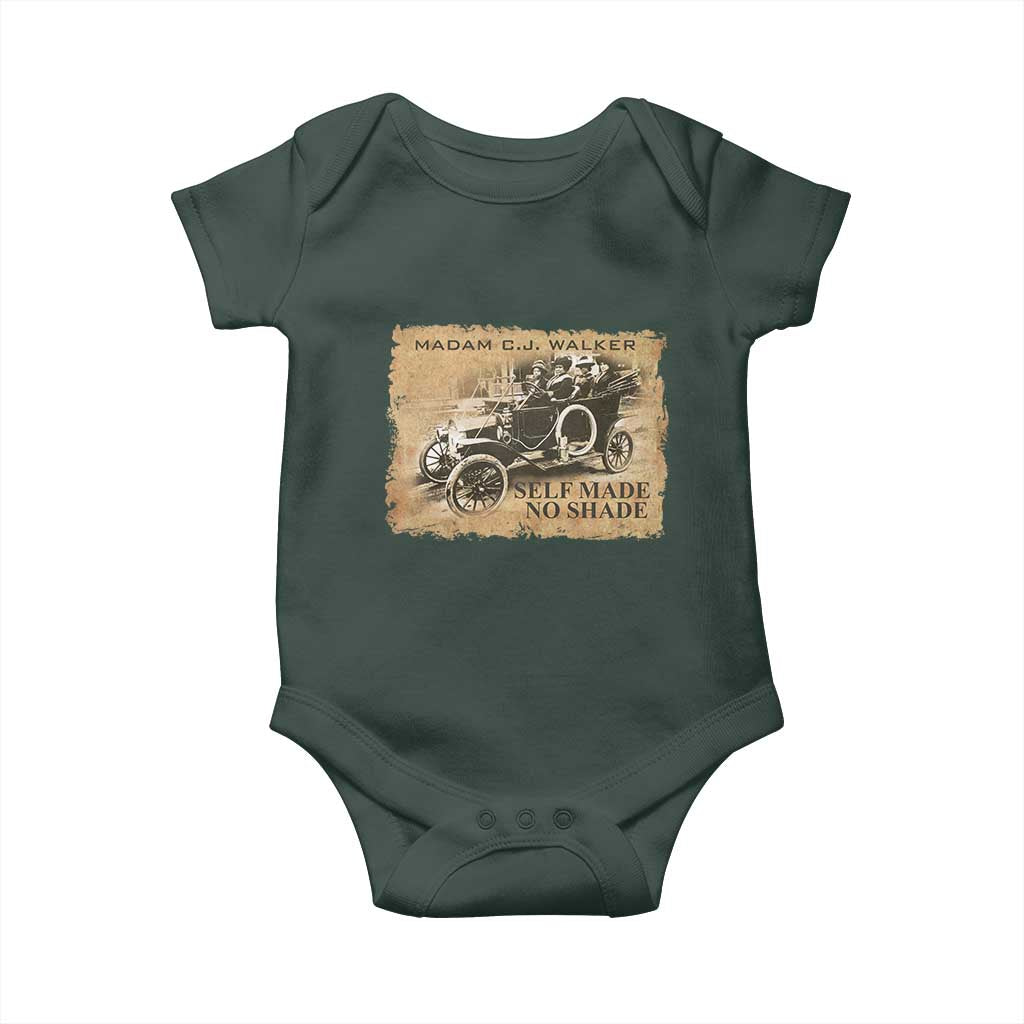 Madam C.J. Walker Baby Onesie Self Made No Shade Black History TS09 Print Your Wear