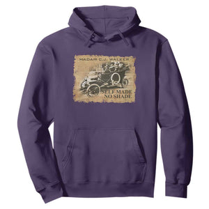 Madam C.J. Walker Hoodie Self Made No Shade Black History TS09 Purple Print Your Wear