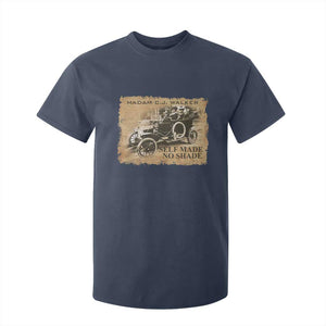 Madam C.J. Walker T Shirt For Kid Self Made No Shade Black History TS09 Navy Print Your Wear
