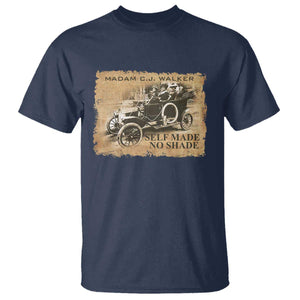 Madam C.J. Walker T Shirt Self Made No Shade Black History TS09 Navy Print Your Wear