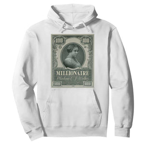 Madam C.J. Walker Hoodie Millionaire Black Women Pride TS09 White Print Your Wear
