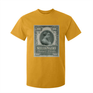 Madam C.J. Walker T Shirt For Kid Millionaire Black Women Pride TS09 Gold Print Your Wear