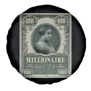 Madam C.J. Walker Spare Tire Cover Millionaire Black Women Pride TS09 Print Your Wear