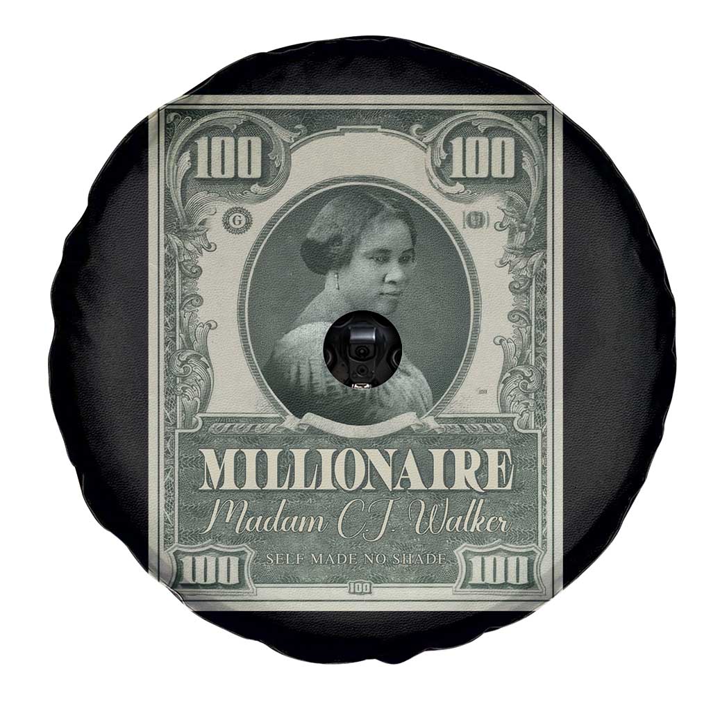 Madam C.J. Walker Spare Tire Cover Millionaire Black Women Pride TS09 Print Your Wear