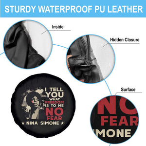 Nina Simone Spare Tire Cover I Tell You What Freedom Is To Me No Fear TS09 Print Your Wear