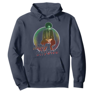 Nina Simone Hoodie Black Women History Pride TS09 Navy Print Your Wear