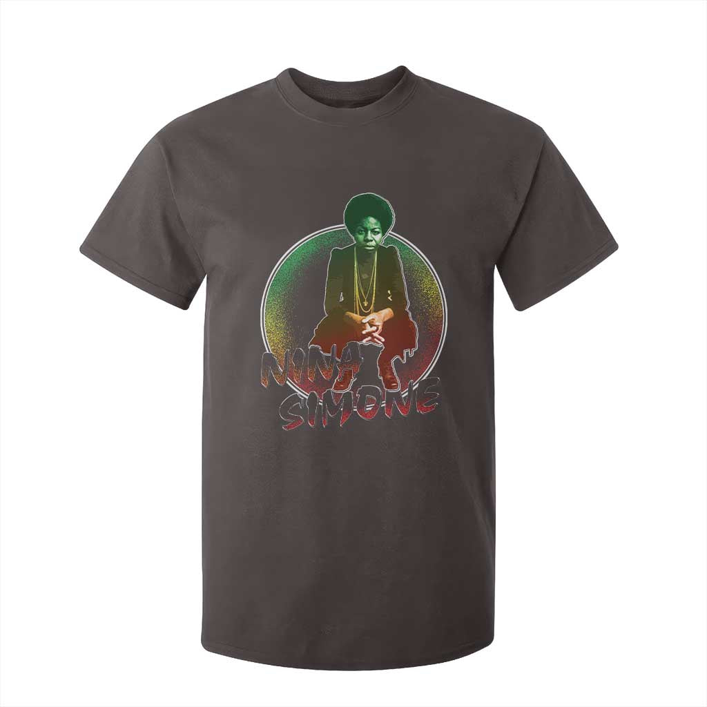 Nina Simone T Shirt For Kid Black Women History Pride TS09 Dark Chocolate Print Your Wear