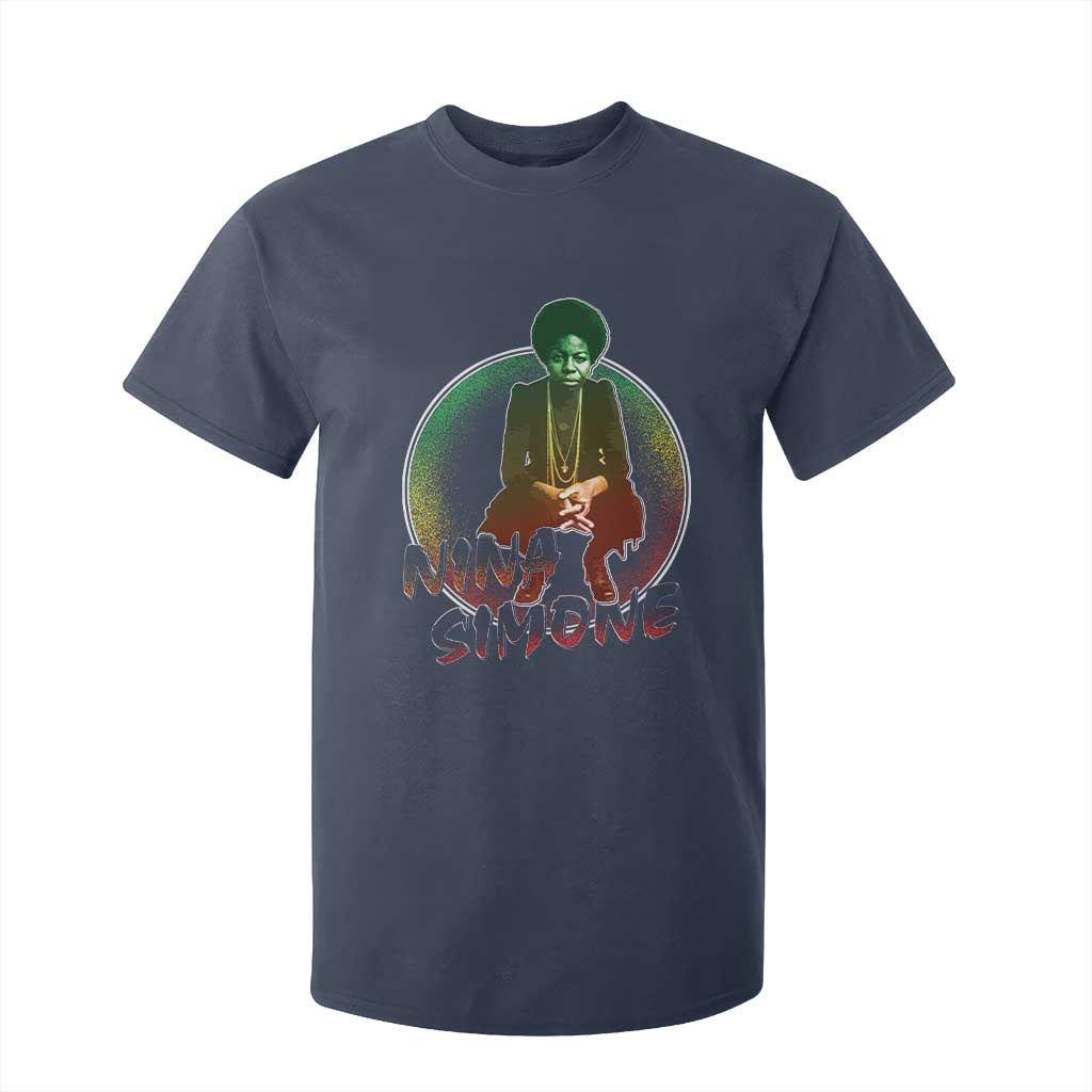 Nina Simone T Shirt For Kid Black Women History Pride TS09 Navy Print Your Wear