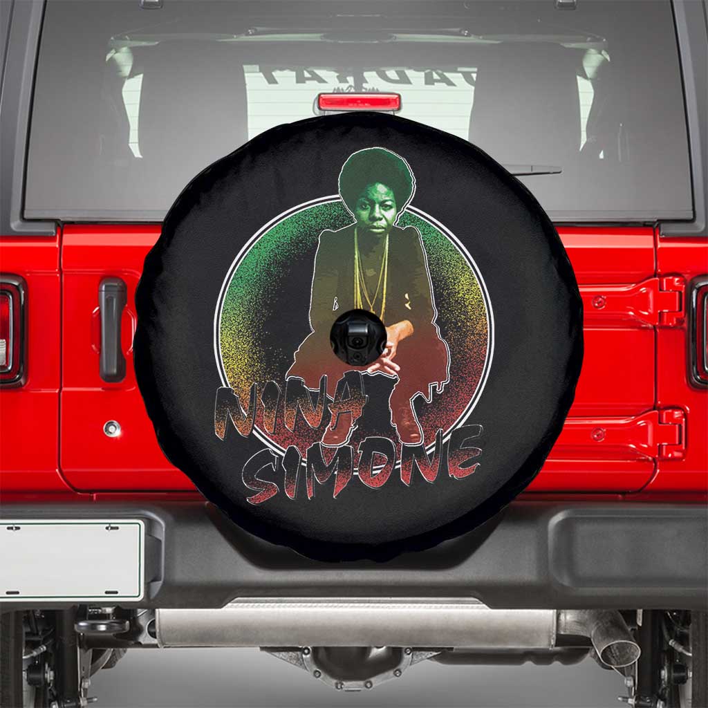 Nina Simone Spare Tire Cover Black Women History Pride TS09 Black Print Your Wear