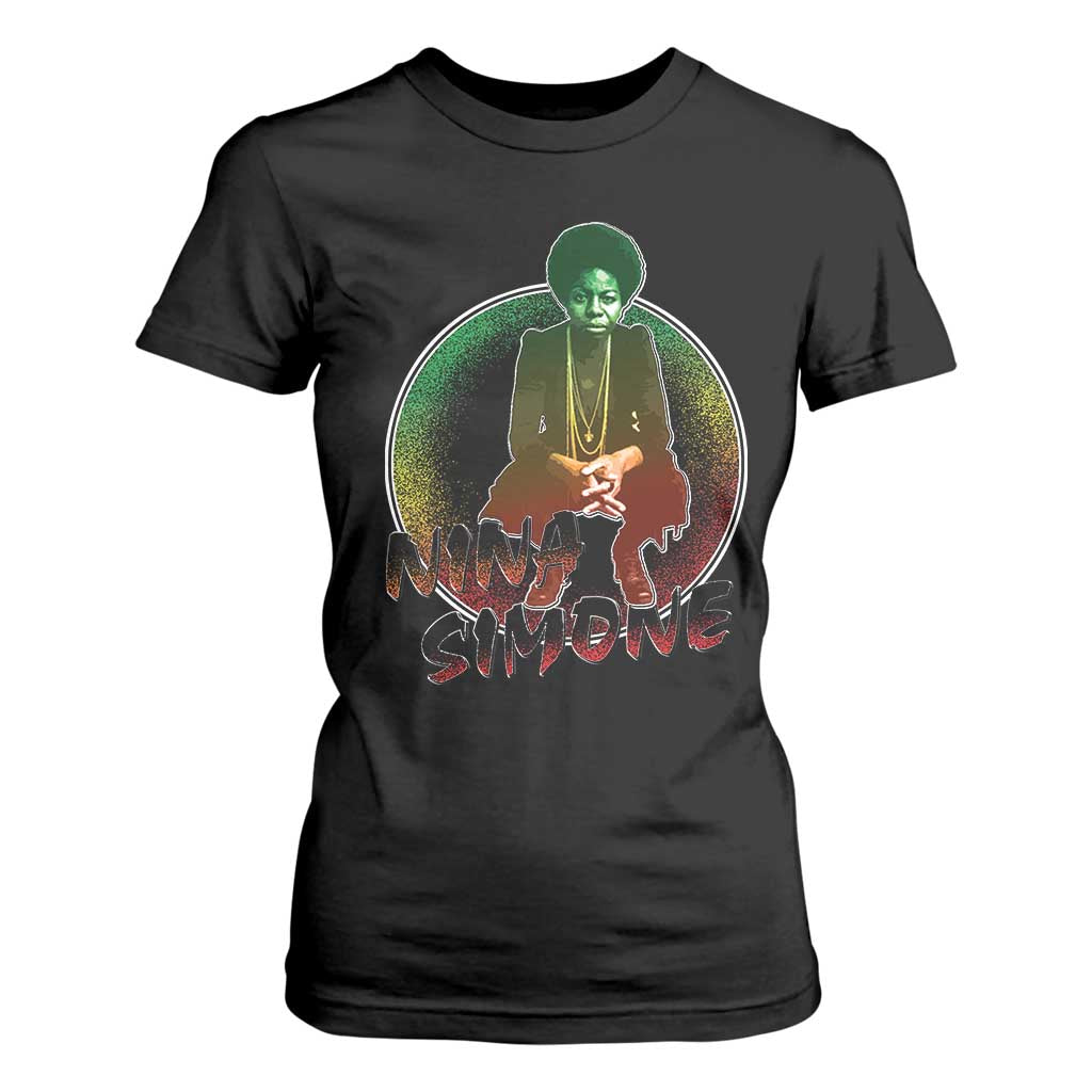 Nina Simone T Shirt For Women Black Women History Pride TS09 Black Print Your Wear