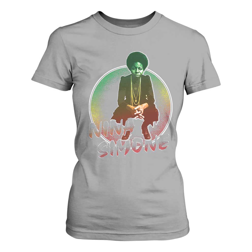 Nina Simone T Shirt For Women Black Women History Pride TS09 Sport Gray Print Your Wear