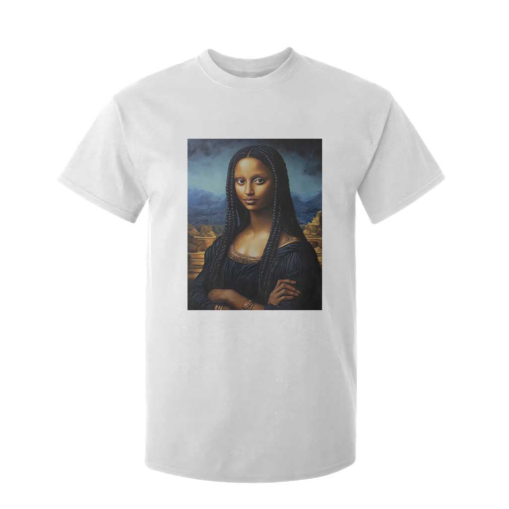 Black Women Pride T Shirt For Kid Melanin Mona Lisa Afro Queen Aesthetic Black History TS09 White Print Your Wear