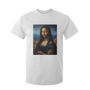 Black Women Pride T Shirt For Kid Melanin Mona Lisa Afro Queen Aesthetic Black History TS09 White Print Your Wear