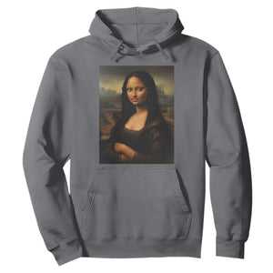 Black Mona Lisa Hoodie Melanin Pretty Aesthetic Black History TS09 Charcoal Print Your Wear