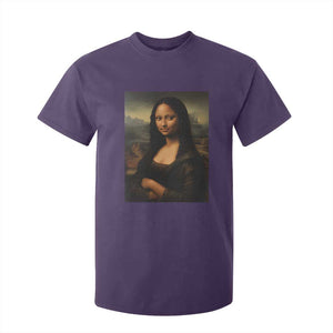Black Mona Lisa T Shirt For Kid Melanin Pretty Aesthetic Black History TS09 Purple Print Your Wear