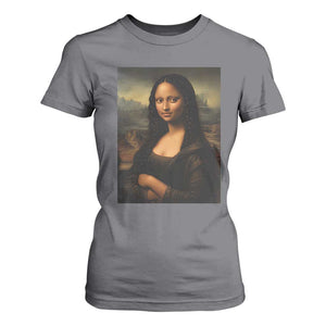 Black Mona Lisa T Shirt For Women Melanin Pretty Aesthetic Black History TS09 Charcoal Print Your Wear