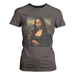 Black Mona Lisa T Shirt For Women Melanin Pretty Aesthetic Black History TS09 Dark Chocolate Print Your Wear