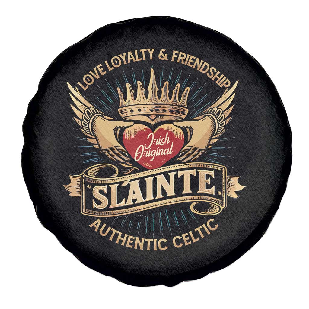 Celtic Claddagh Spare Tire Cover Love Loyalty Friendship Slainte TS09 Print Your Wear
